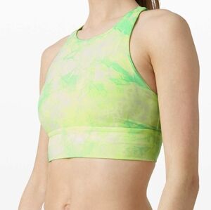 Lululemon Energy Bra High Neck Long Line Shibori *Medium Support